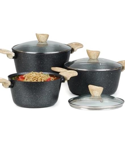 Non-Stick Coated Casserole Set