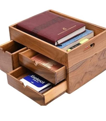 Wooden Desk Organizer