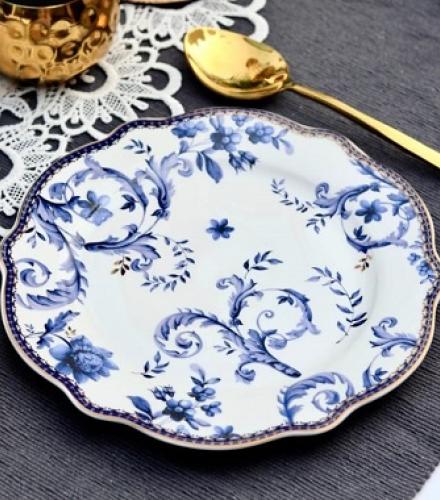 Luxurious Midnight Blue Coloured Dinner Set of 36 Pcs - 1 Set