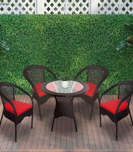 Outdoor Garden Furniture Brown Colour - 1 Set