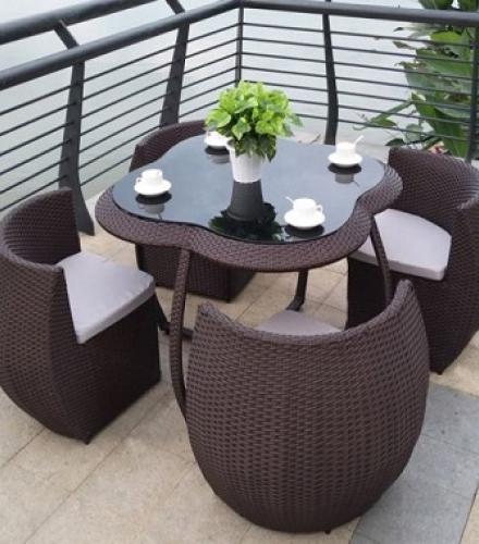 Modern Patio Chair Set - 1 Set