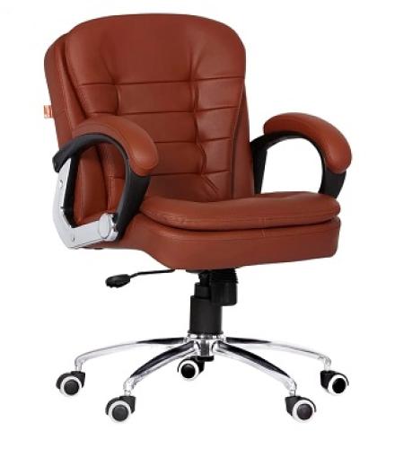 Mid Back Revolving Leatherette Office Chair - 1 Pc