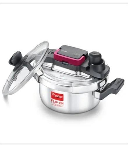 Prestige Flip On Tri-Ply Stainless Steel Pressure Cooker Of 2 Ltr - 1 Pc