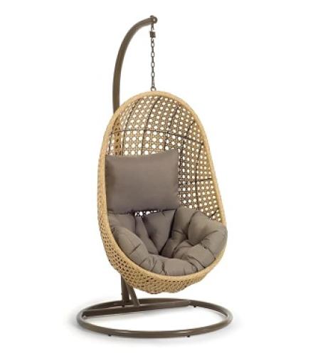 Egg Shaped Single Seater Hanging Chair - 1 Pc