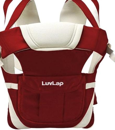 Elegant Baby Carrier With 4 Carry Positions Red - 1 Pc