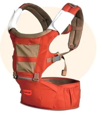 Royal Hip Seat Baby Carrier With 4 Carry Positions Orange - 1 Pc