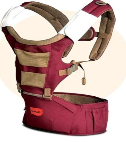 Royal Hip Seat Baby Carrier With 4 Carry Positions Purple - 1 Pc