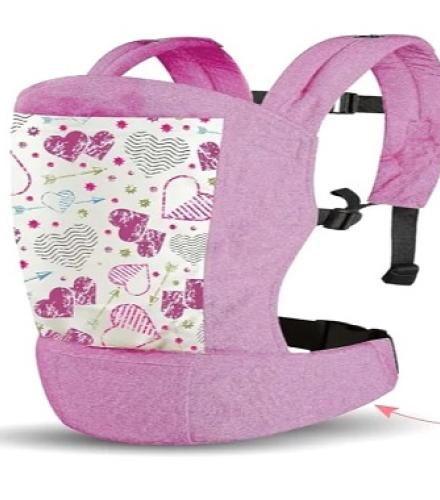 Adore Baby Carrier With 2 Carry Positions Pink - 1 Pc