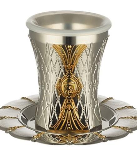 Nickel Kiddush Cup of 100ml - 1 Set