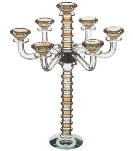 Crystal Candlestick of 42 cm With 7 Branches - 1 Pc