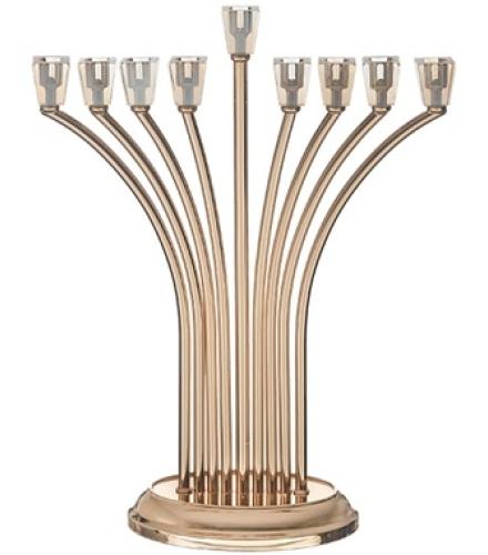 BS Menorah With Crystal of 36CM - 1 Pc