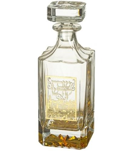 Glass Wine Bottle - 1 Set