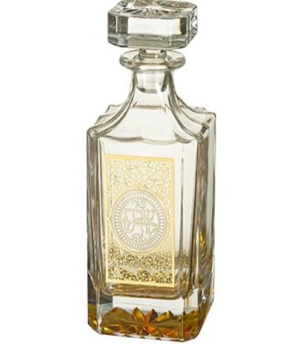 Glass Wine Bottle - 1 Set